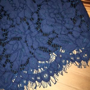 Leather and Lace Skirt